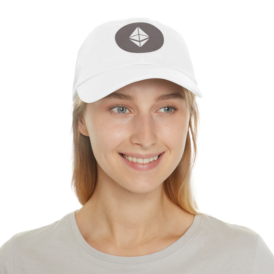 ETH Dad Hat with Leather patch