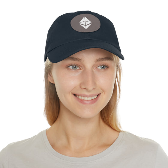 ETH Dad Hat with Leather patch